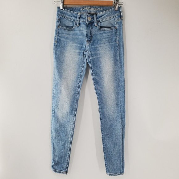 American Eagle Super Stretch‎ Jegging Womens 0 - Picture 1 of 8